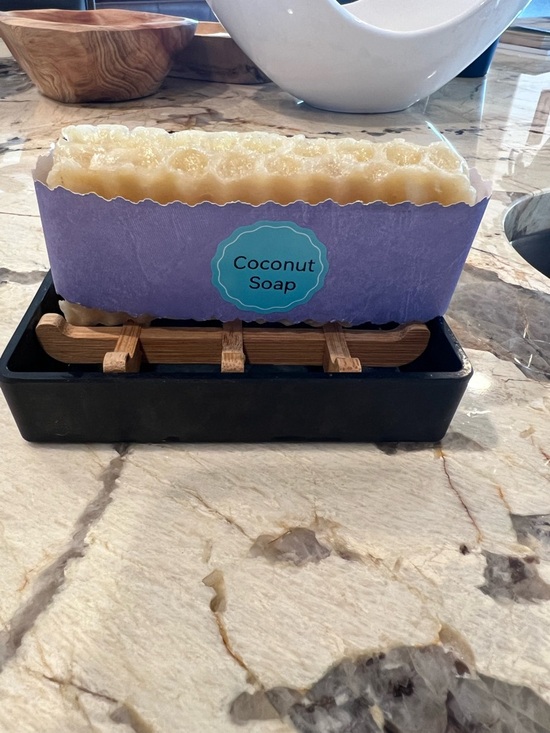 Coconut Soap Bar - mango butter Soap - Picture 2 of 7